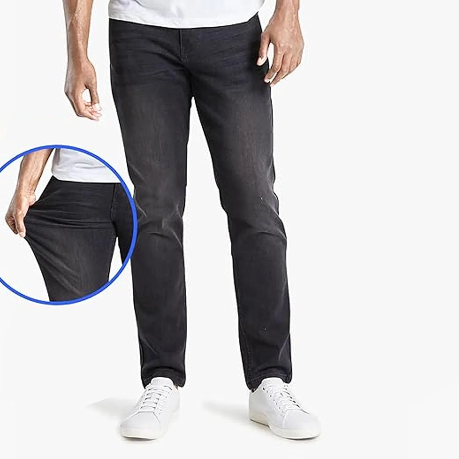 Джинсы Relaxed Fit, серый — фото 2