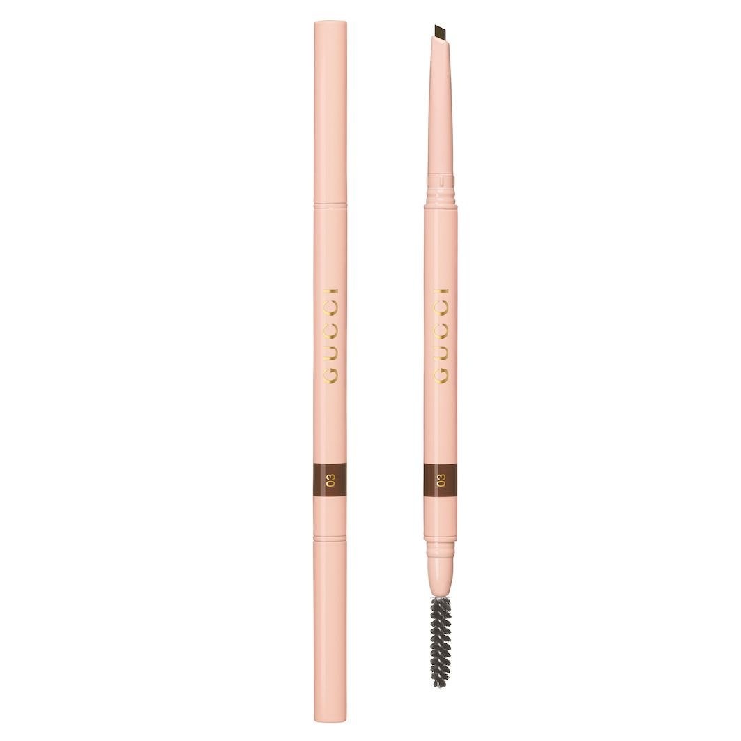 

Карандаш для бровей stylo à sourcils waterproof brow pen Gucci, nr. 03 chatain, вес 0.12 гр.