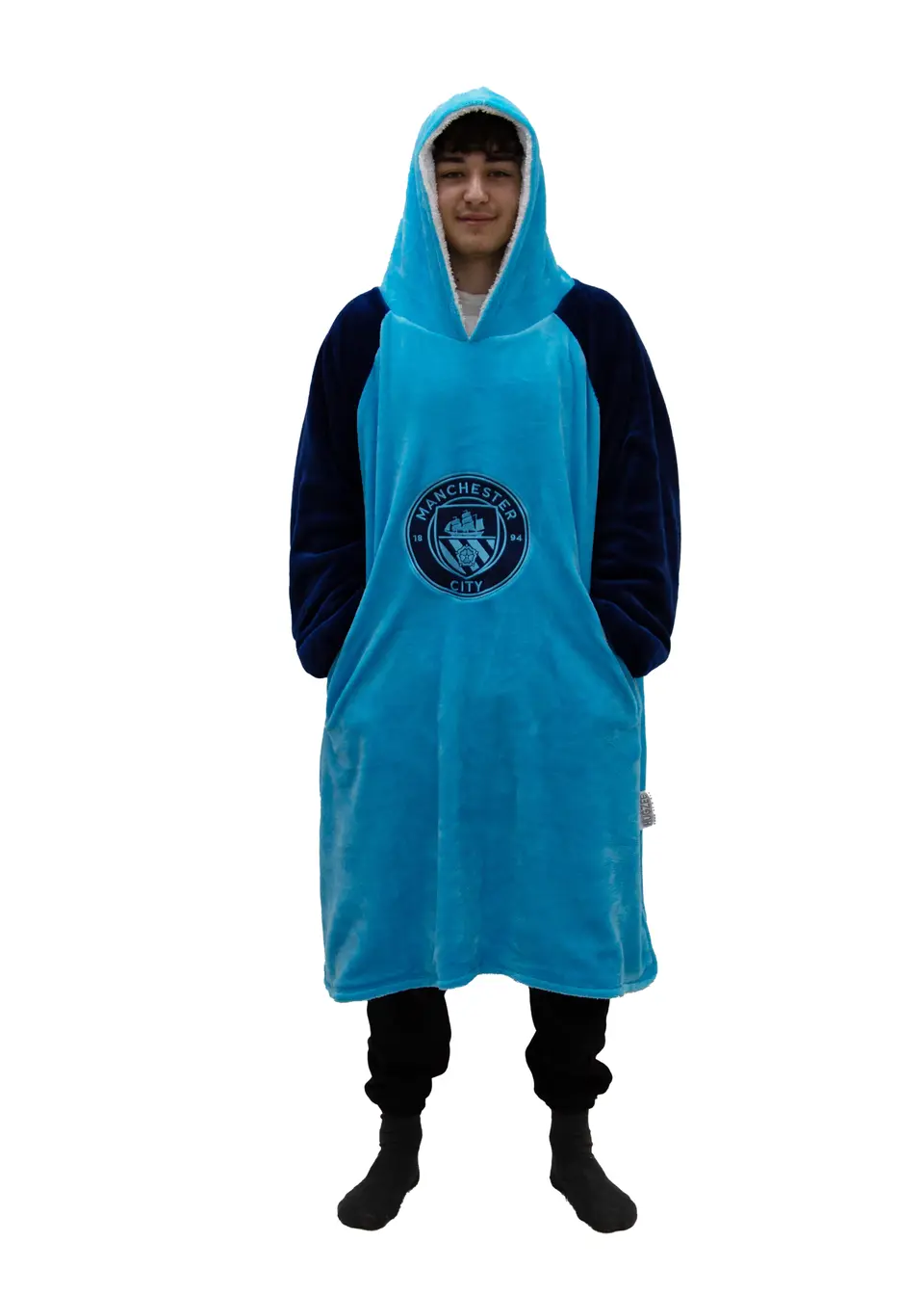 

Носимая флисовая куртка с капюшоном HUGZEE Man City FC City Manchester City