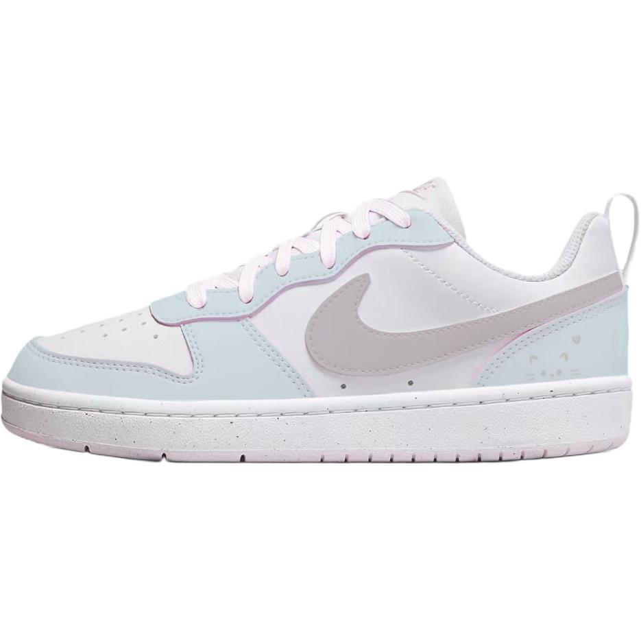 

Nike Кроссовки для скейтбординга Court Borough Gradient Pink Cat Paw с нескользящей подошвой для детей и подростков