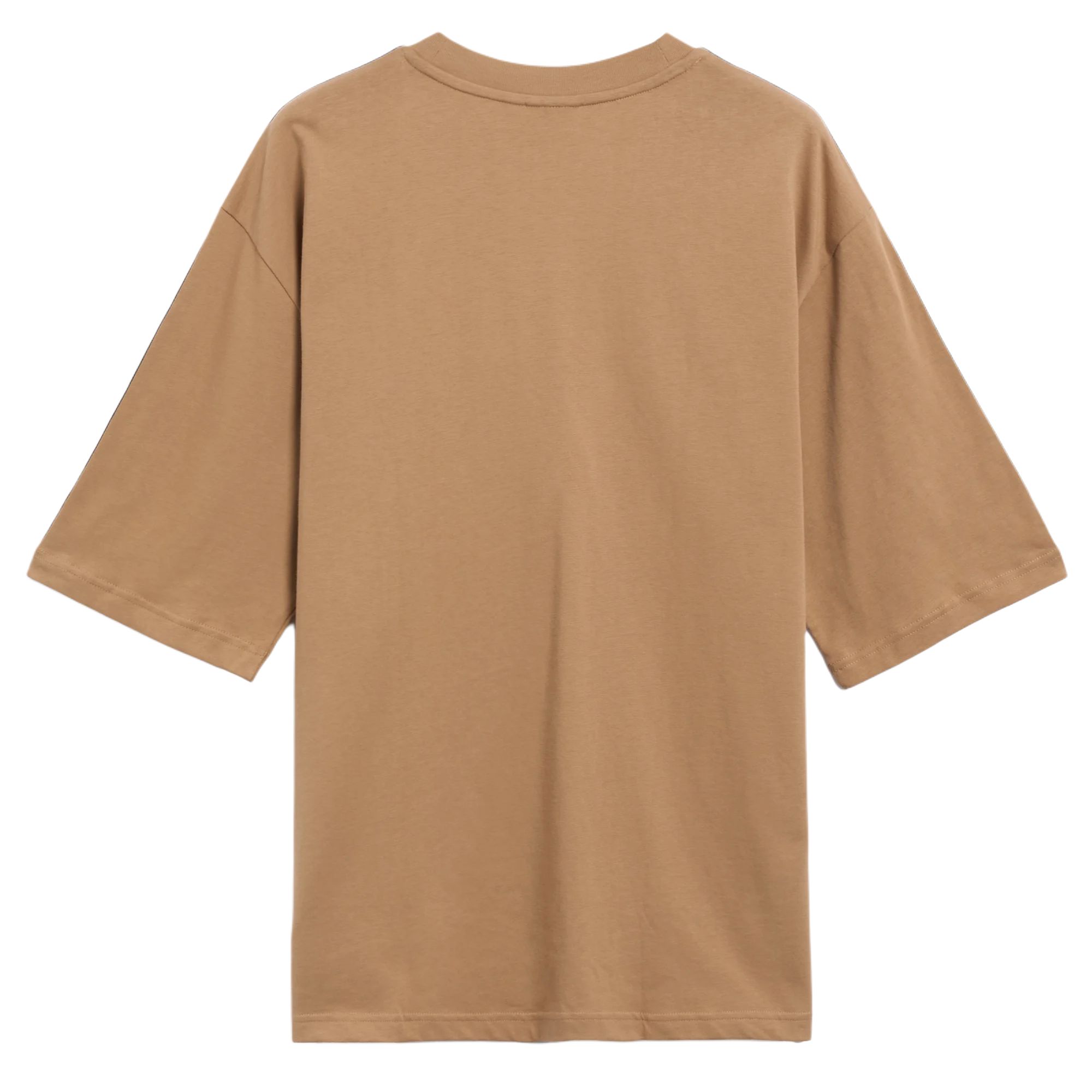 Футболка Oversize мужская Adidas Originals, коричневый — фото 3