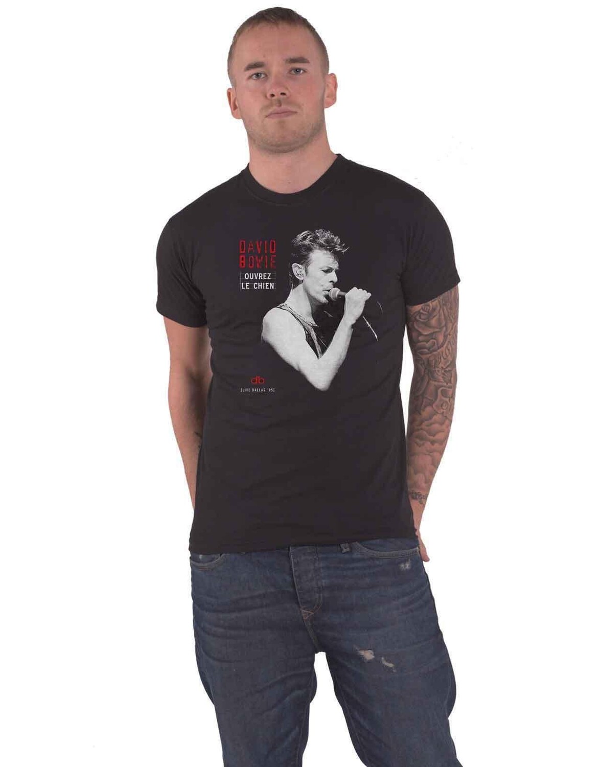 

Футболка Ouvrez le Chien Dallas 1995 David Bowie, черный