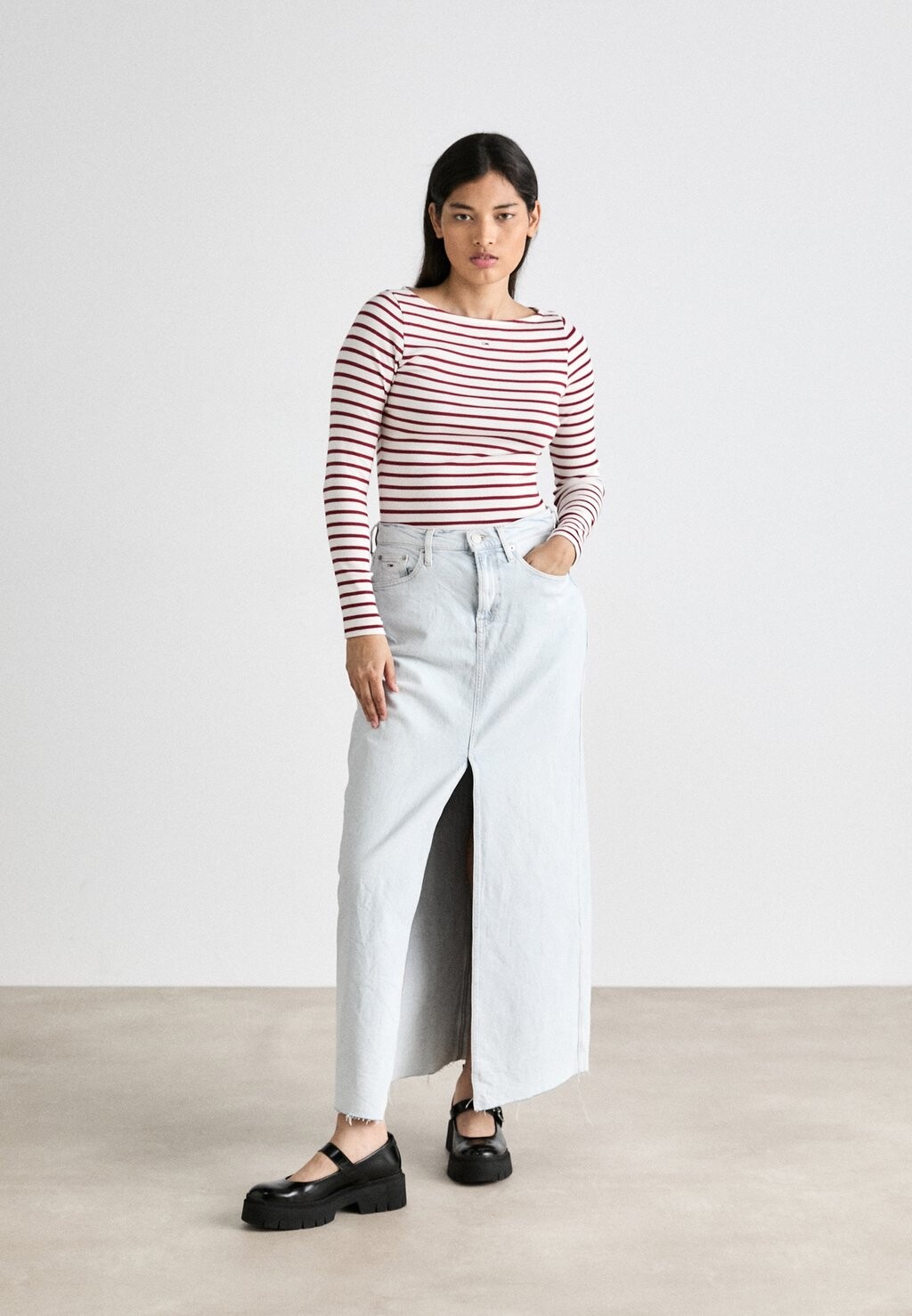 

Рубашка с длинным рукавом BRETON STRIPE Tommy Hilfiger, красный