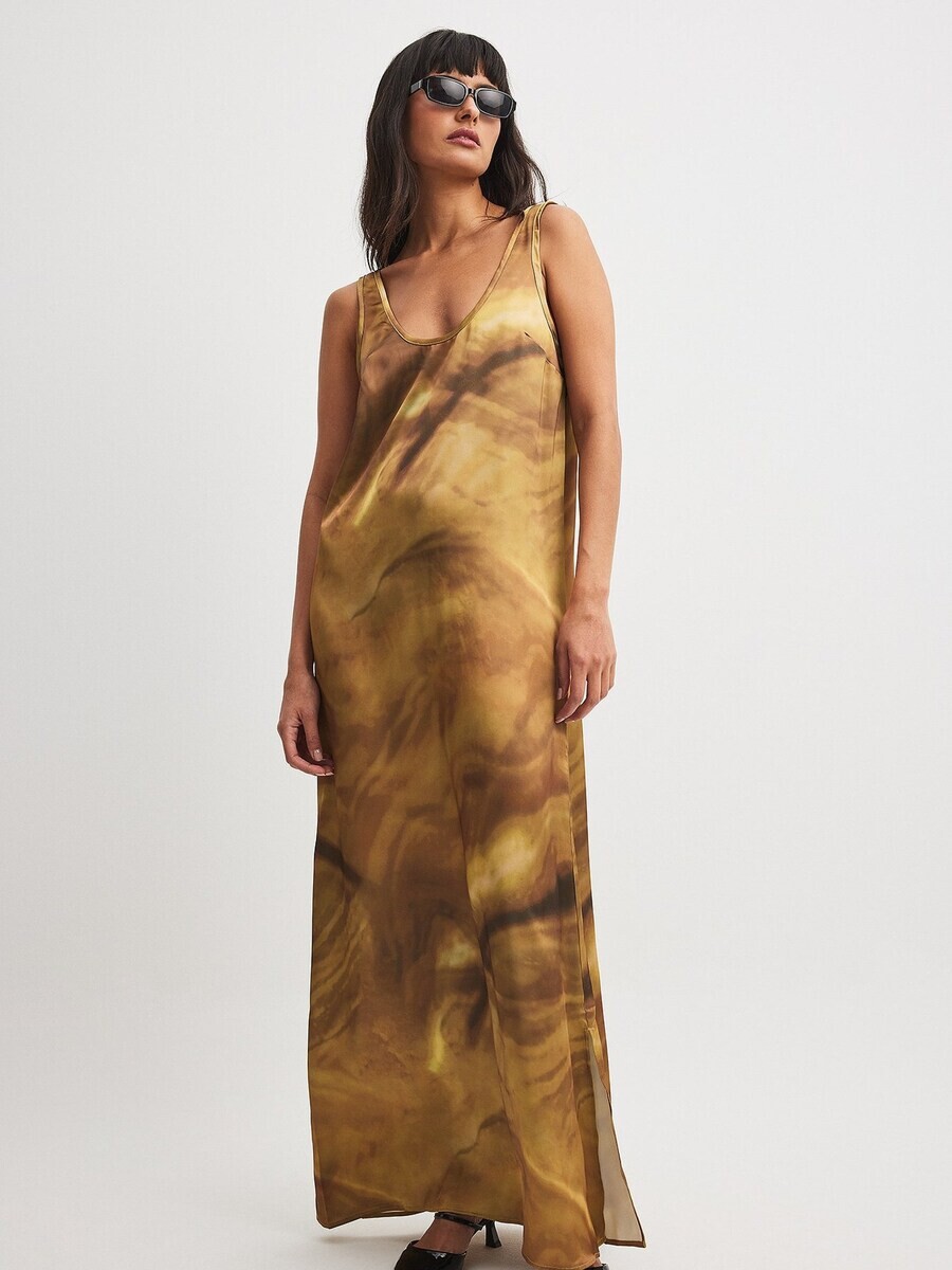 

Платье макси NA-KD Dress, желтый