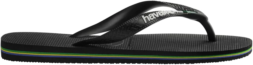 Шлепанцы Havaianas Brazil Logo, черный — фото 3