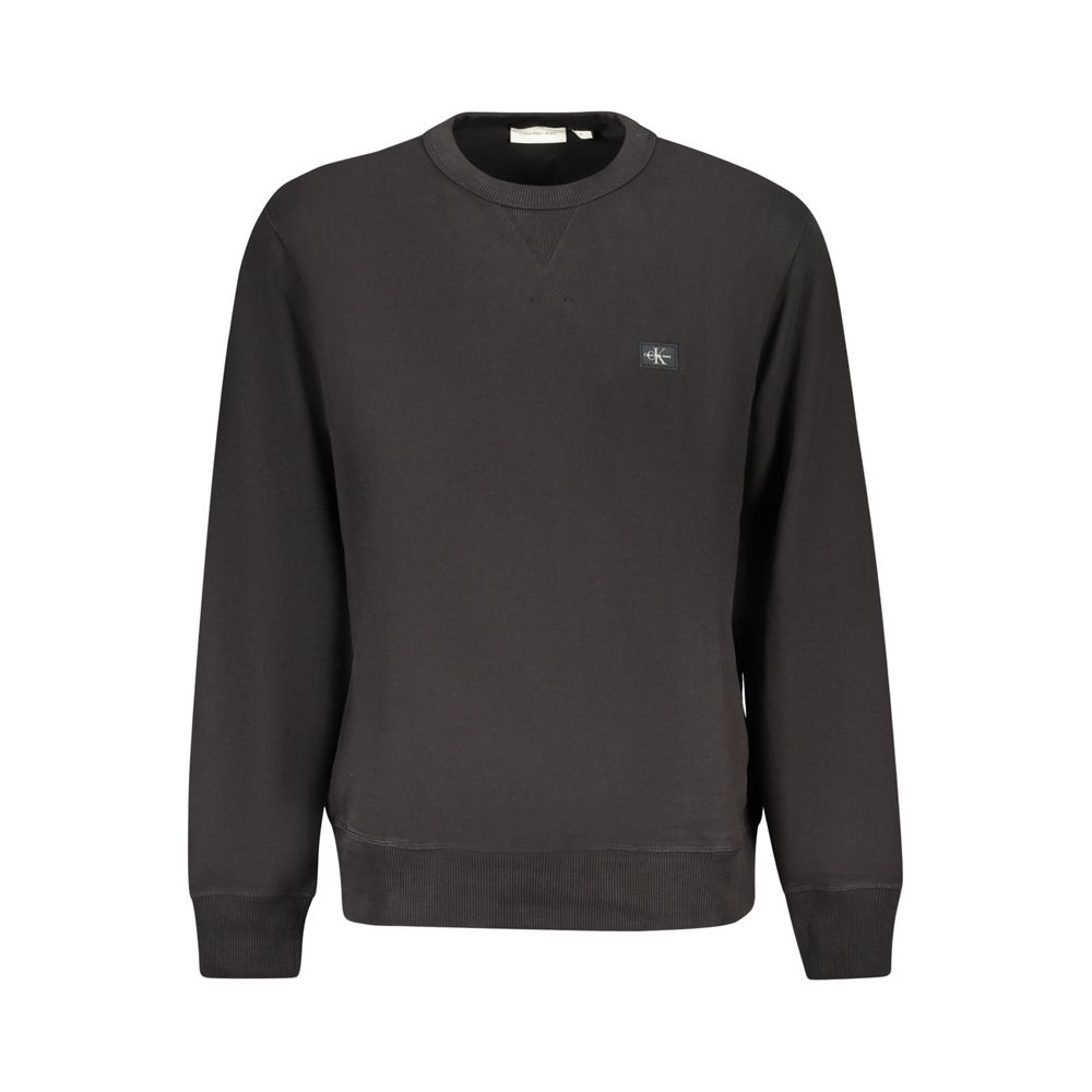 

Черный хлопковый мужской свитер Calvin Klein, Black