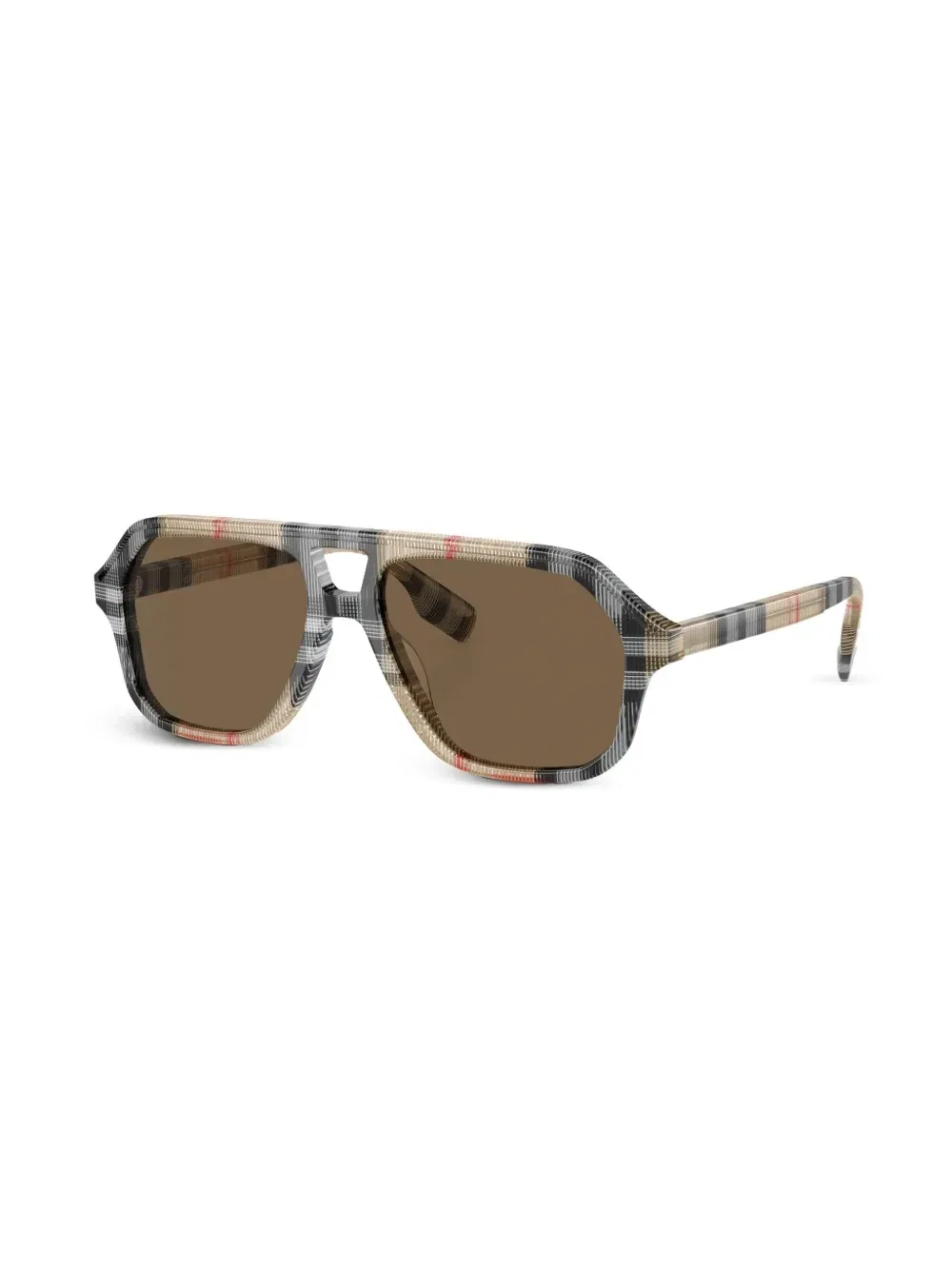 Солнцезащитные очки-пилоты JB4340 Burberry, бежевый — фото 2
