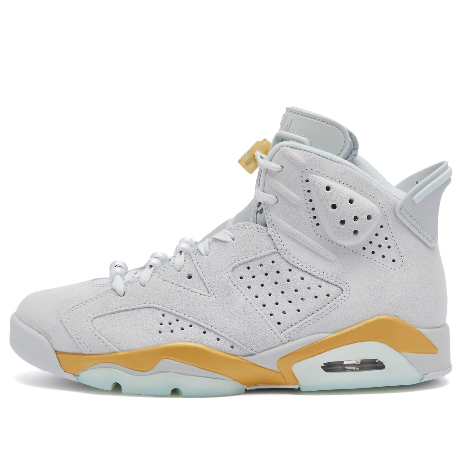

Кроссовки Air Jordan Air Jordan 6 Retro W Sneaker, цвет Platinum, Blue & Coconut Milk
