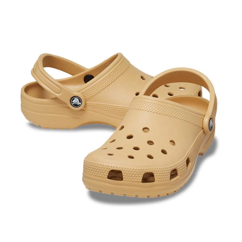Унисекс классические клоги Crocs белые — фото 4