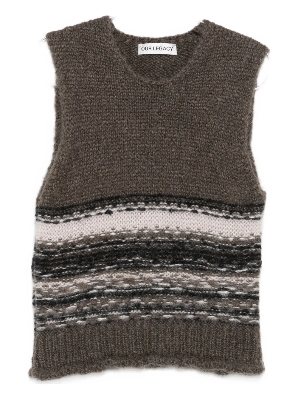 

Майка без рукавов OUR LEGACY, коричневый