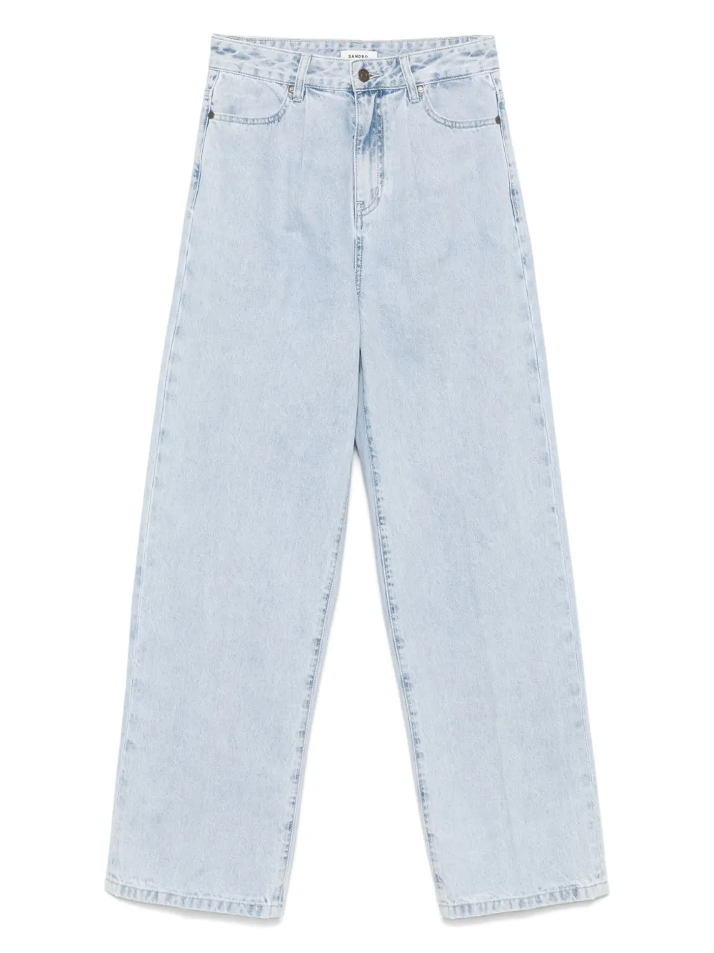 

Джинсы с нашивкой-логотипом SANDRO, синий