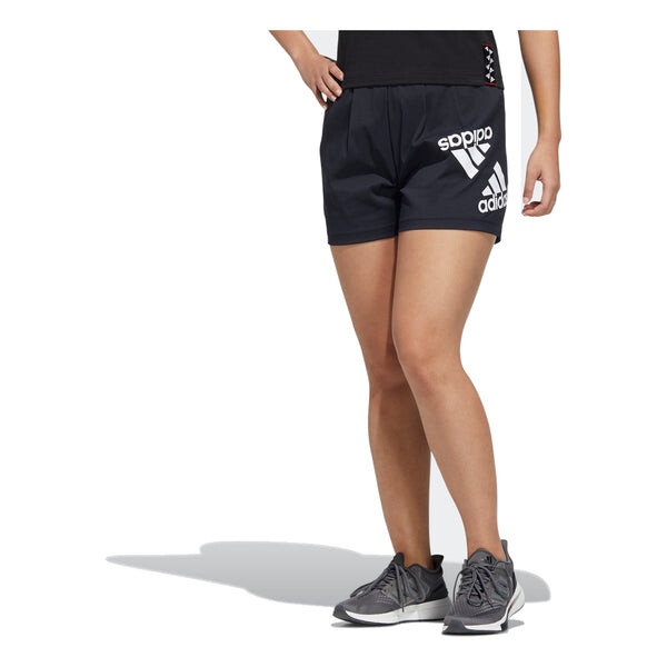 Шорты field issue brd woven shorts 'black white' Adidas, черный — фото 2