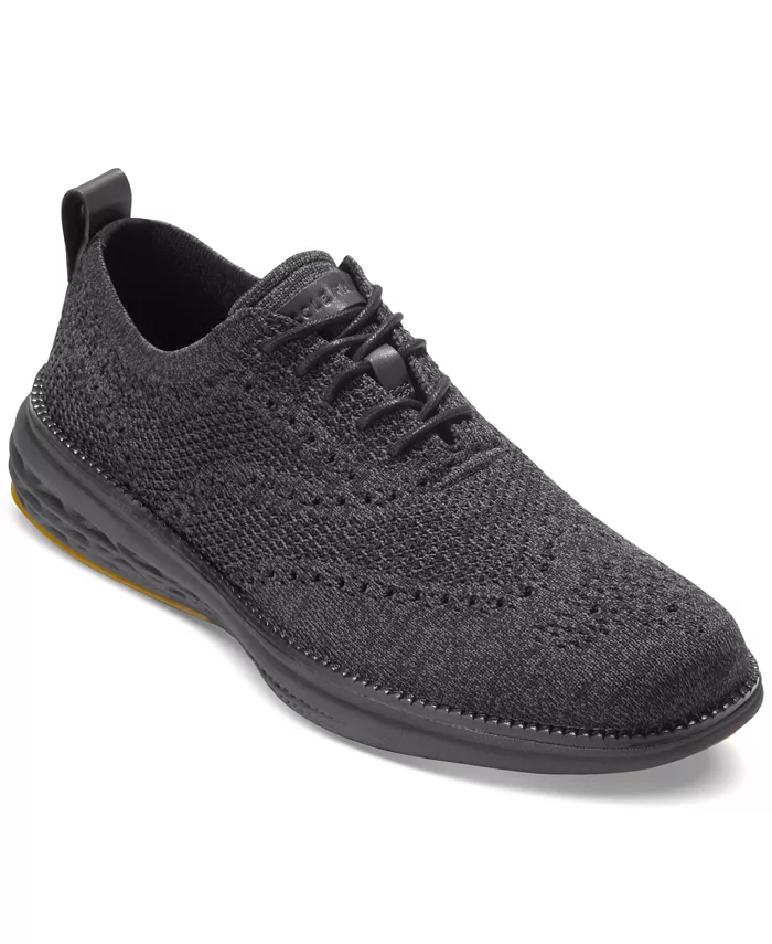 

Мужские оксфорды Grand Hurrion Stitchlite Wingtip Cole Haan, черный
