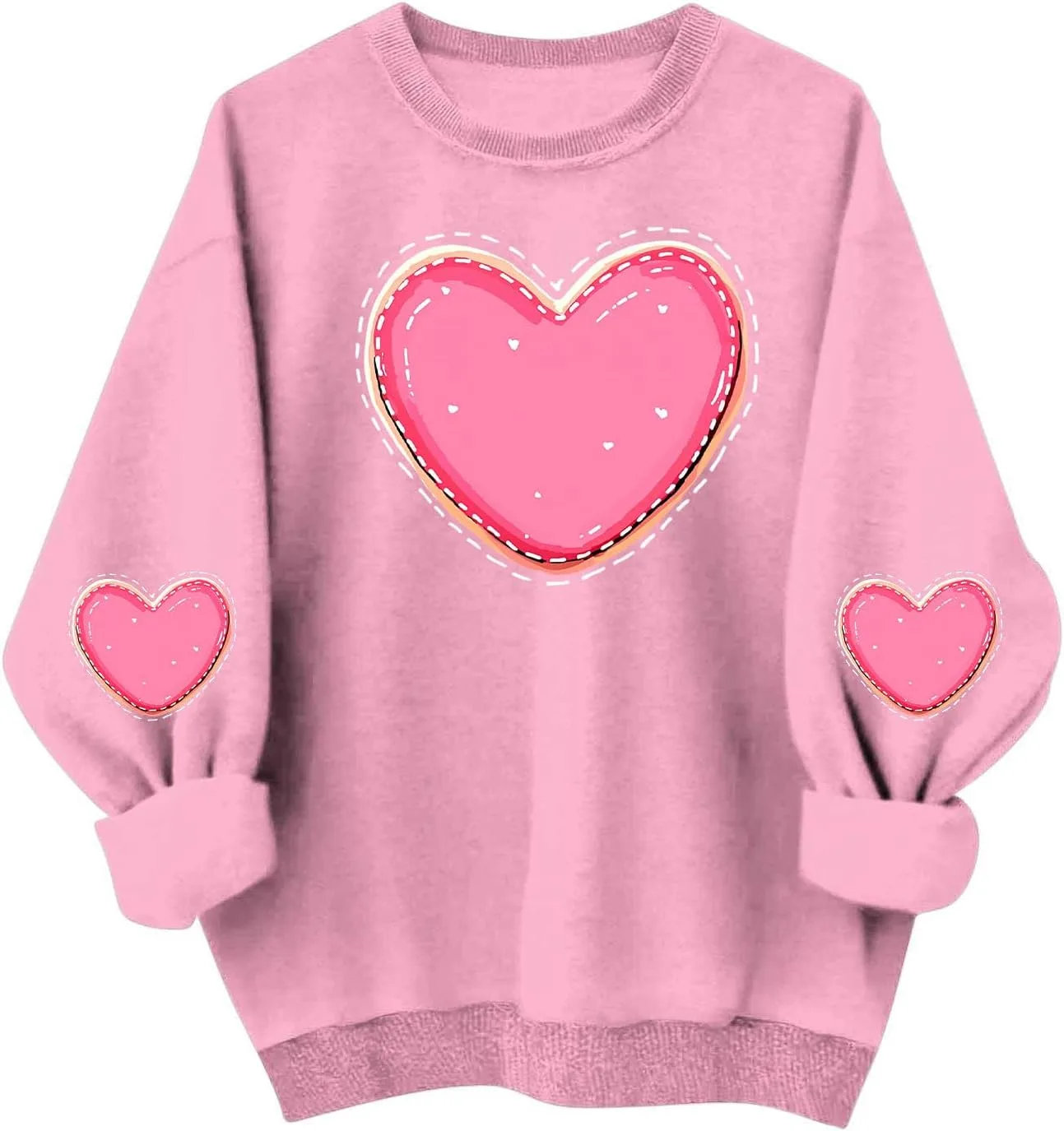 

Свитшот Valentine для женщин с принтом в виде сердца