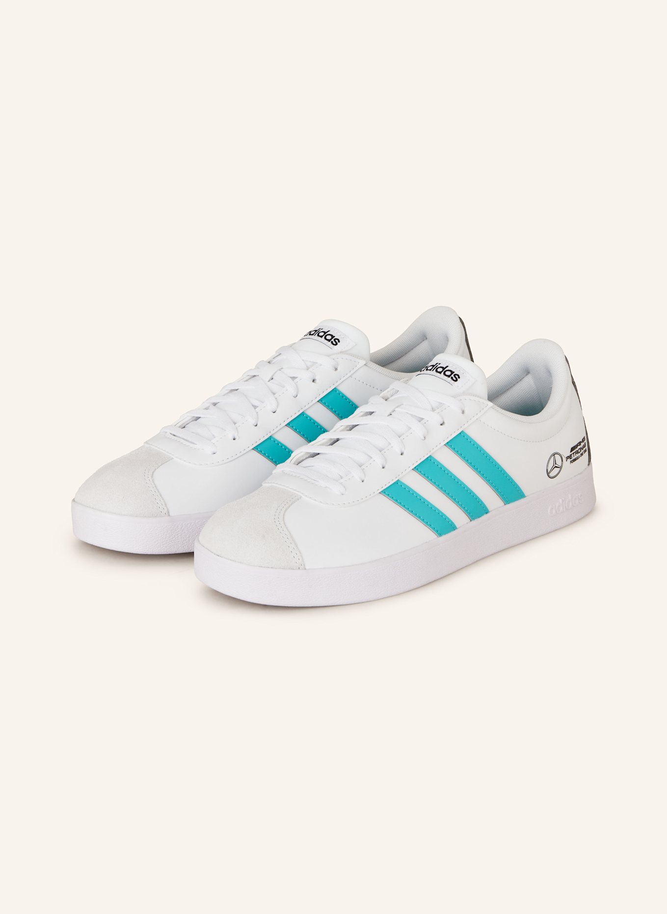 

Кроссовки Mercedes - AMG Petronas Formula One Team VL Court Adidas, мультиколор