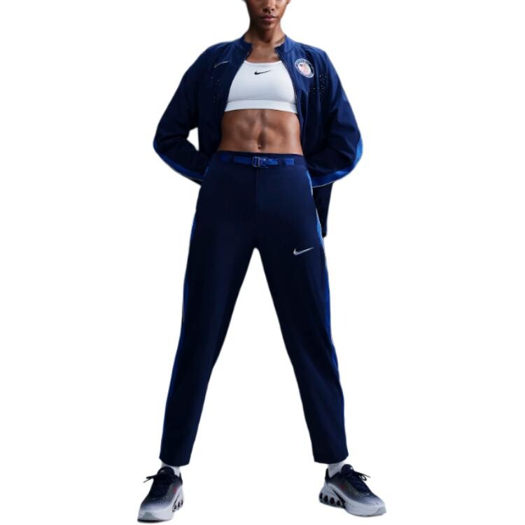 Одежда Повседневные брюки женские Темно-синие Nike — фото 2