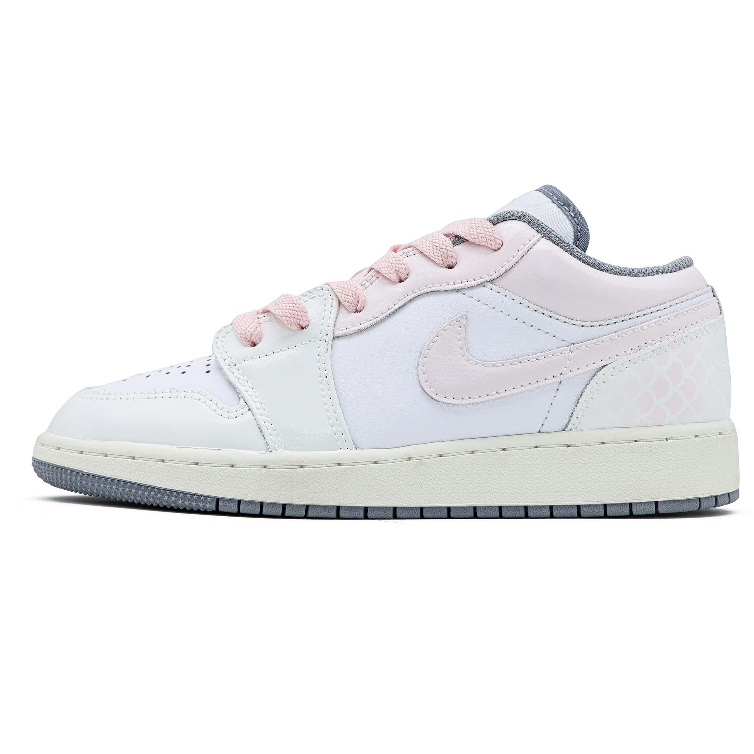 

Jordan Баскетбольные кроссовки Air 1 Low Vintage Grey с низким верхом для детей и подростков