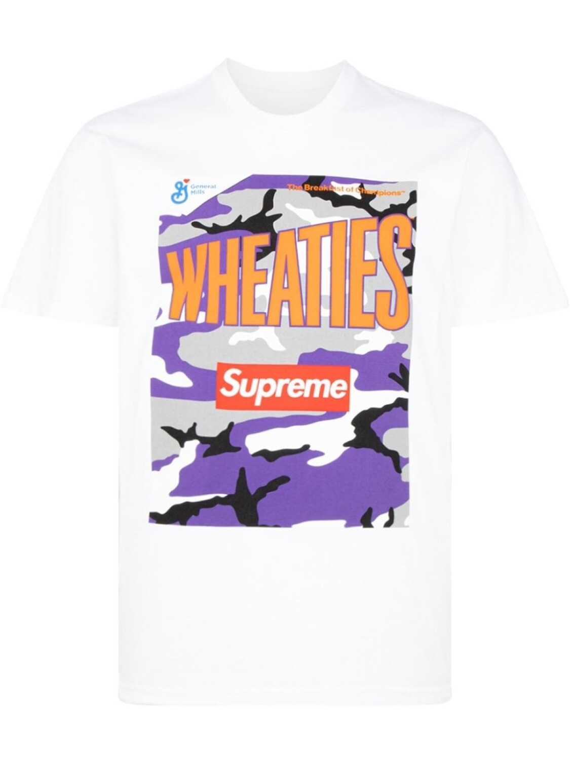 

Supreme футболка Wheaties с логотипом, белый