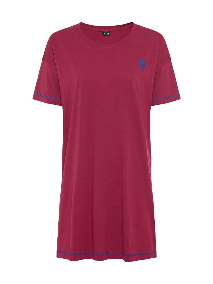 

Ночная рубашка ягодного цвета LSCN BY LASCANA