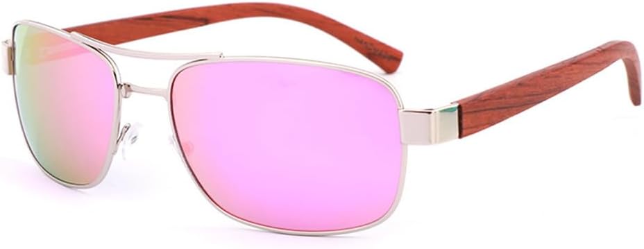 

Солнцезащитные очки Metal Zebra Wood, модные и винтажные, поляризованные, мужские, с защитой от УФ-излучения UV 400. Дизайнерские солнцезащитные очки UJNHGQ, Barble Pink