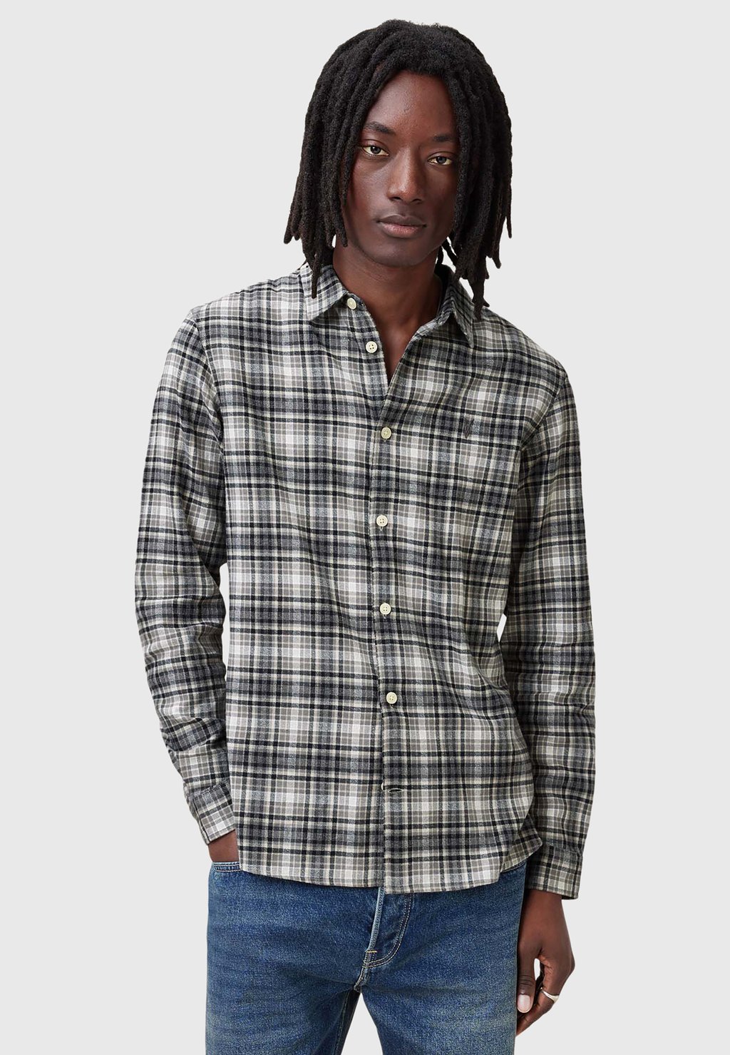 

Рубашка GRATTON AllSaints, серый