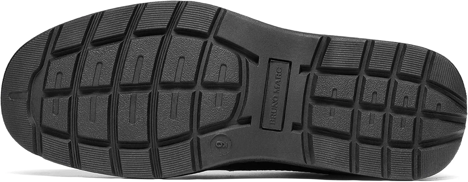 Мужские рабочие туфли Bruno Marc с поддержкой свода стопы, модель Walk Oxfords, деловые туфли на шнуровке, Coffee — фото 4