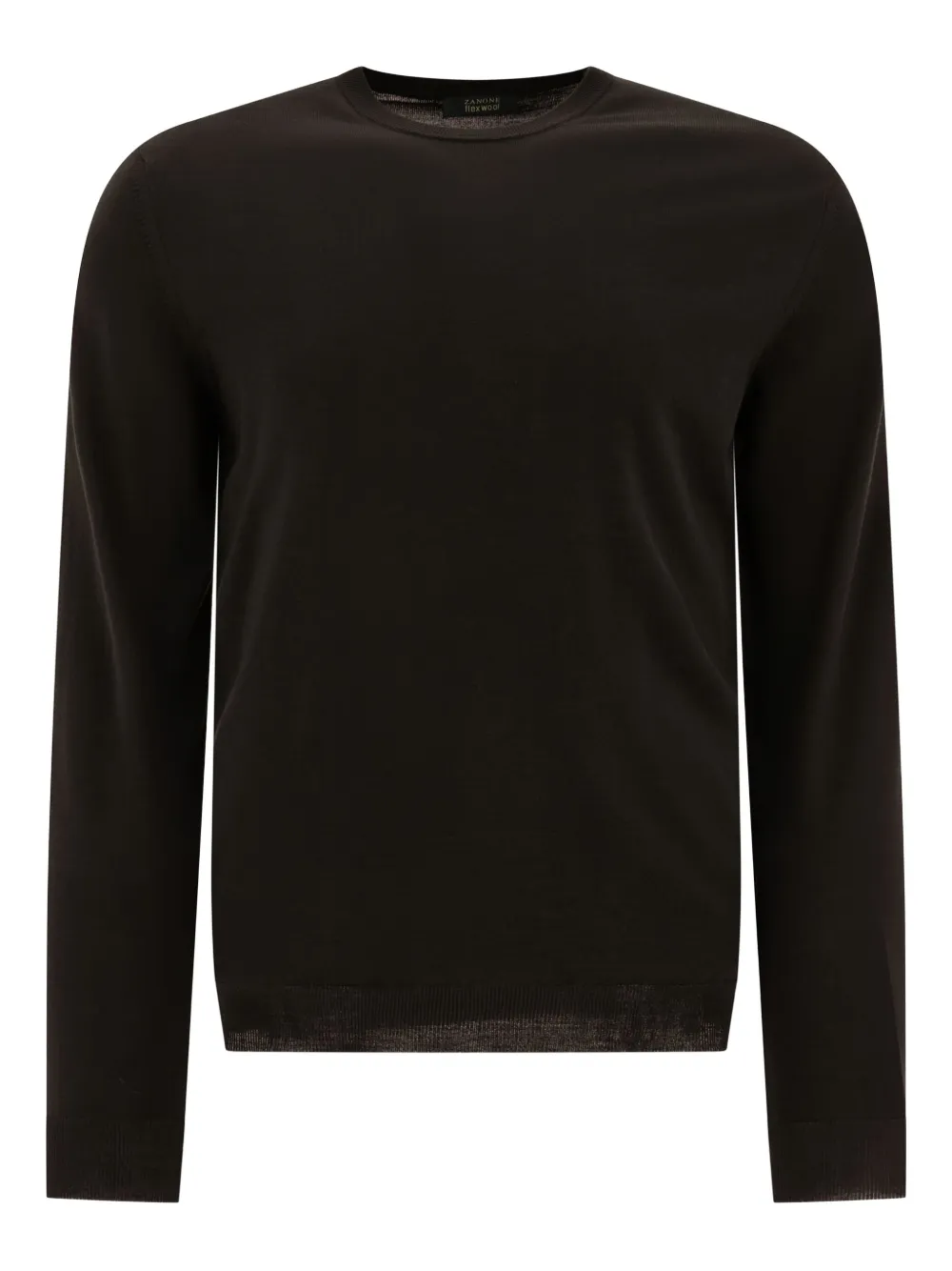

Свитер из смесовой шерсти Zanone, черный