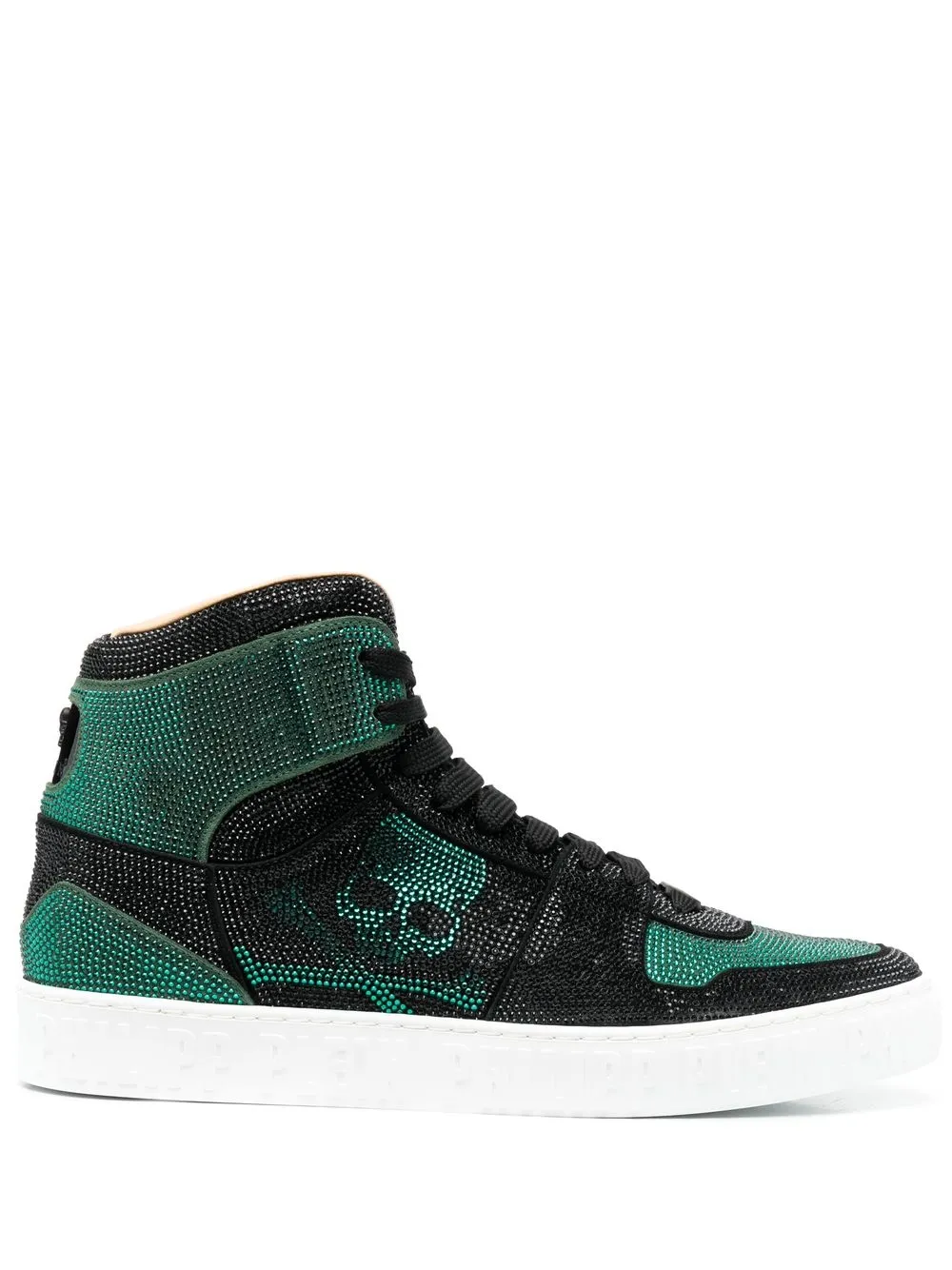 Высокие кроссовки Strass Philipp Plein, черный