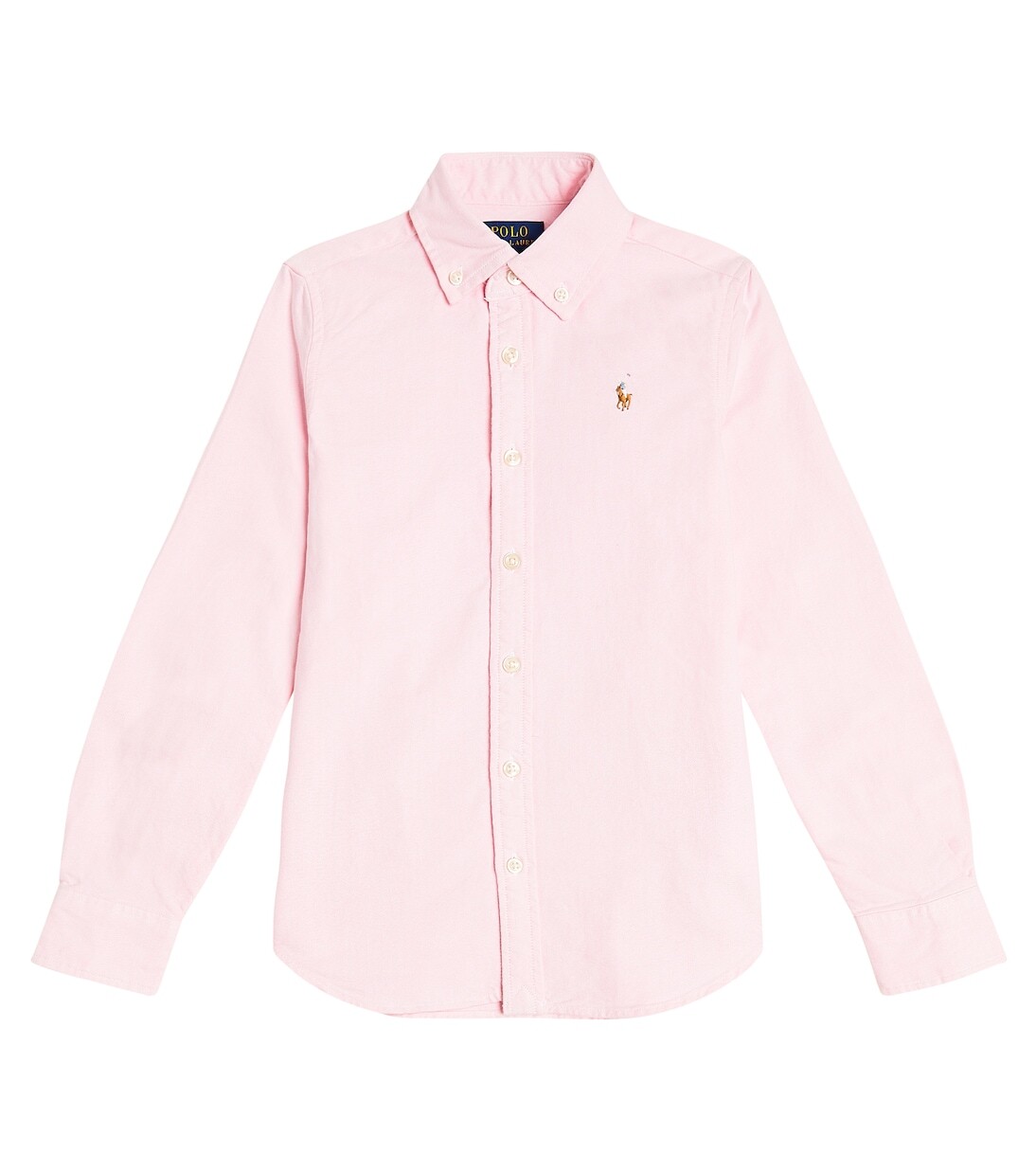 

Хлопчатобумажную рубашку Polo Ralph Lauren, розовый