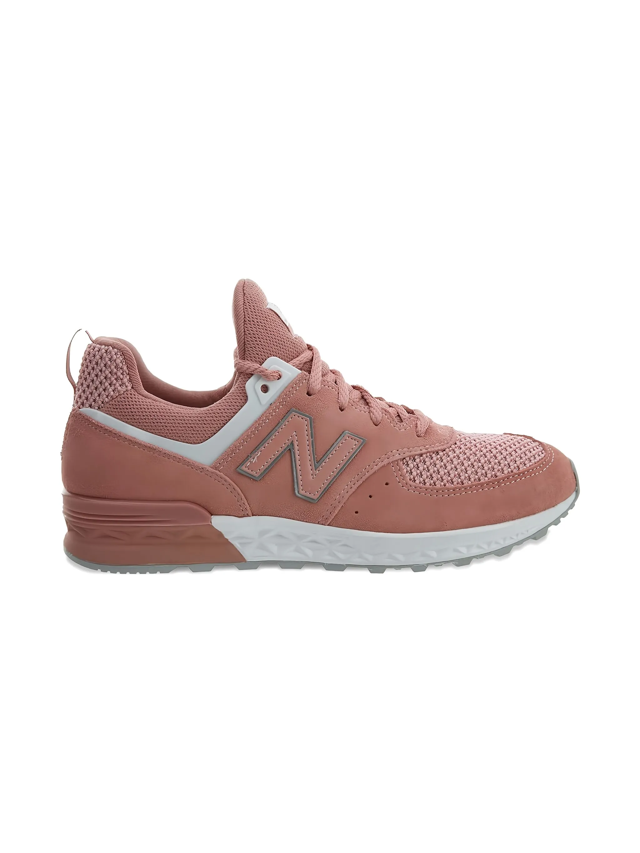Сетчатые кроссовки 574 New Balance Kids, розовый — фото 2