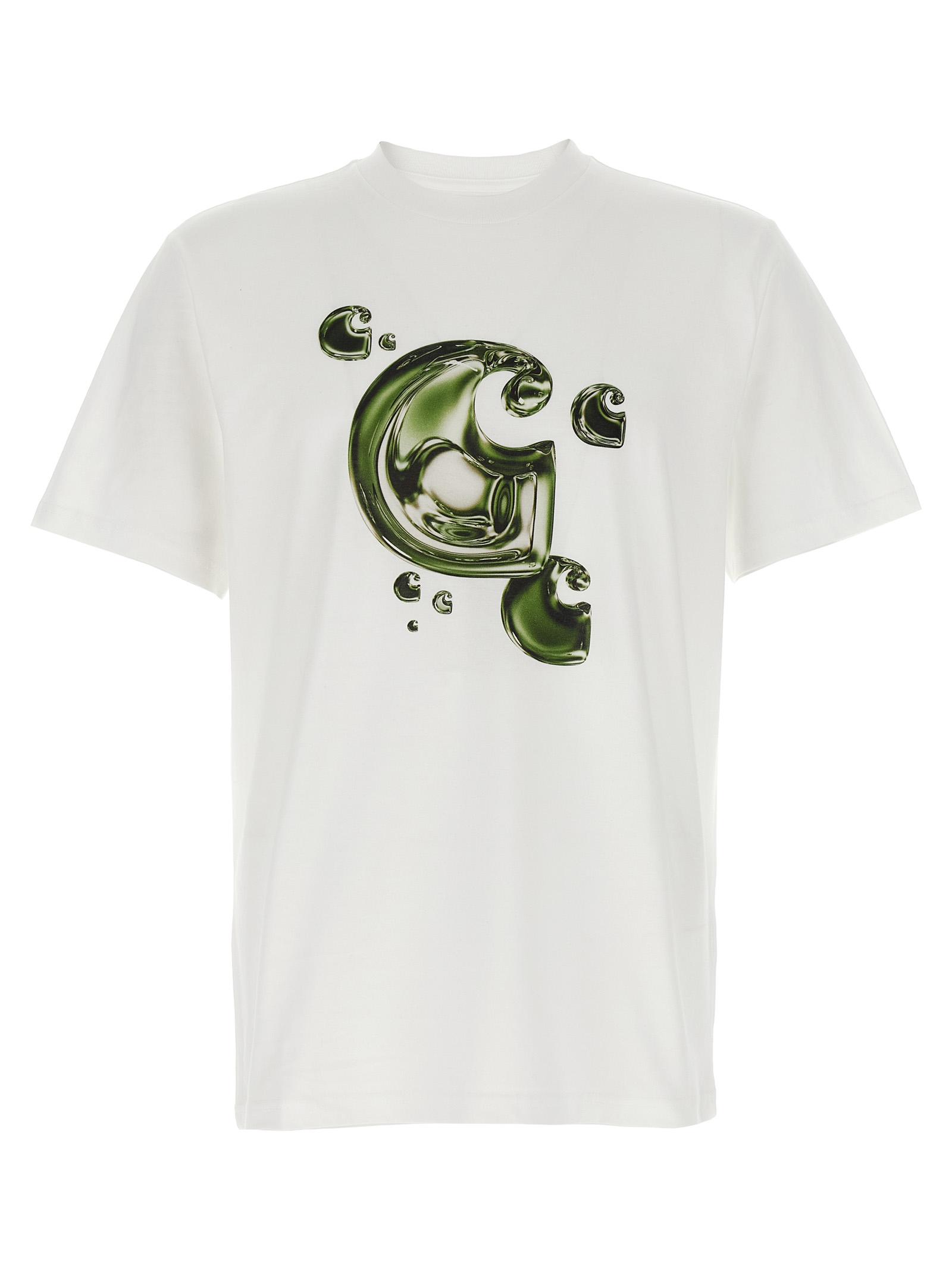 

Футболка с логотипом C "Solar Chrome" CARHARTT WIP, белый
