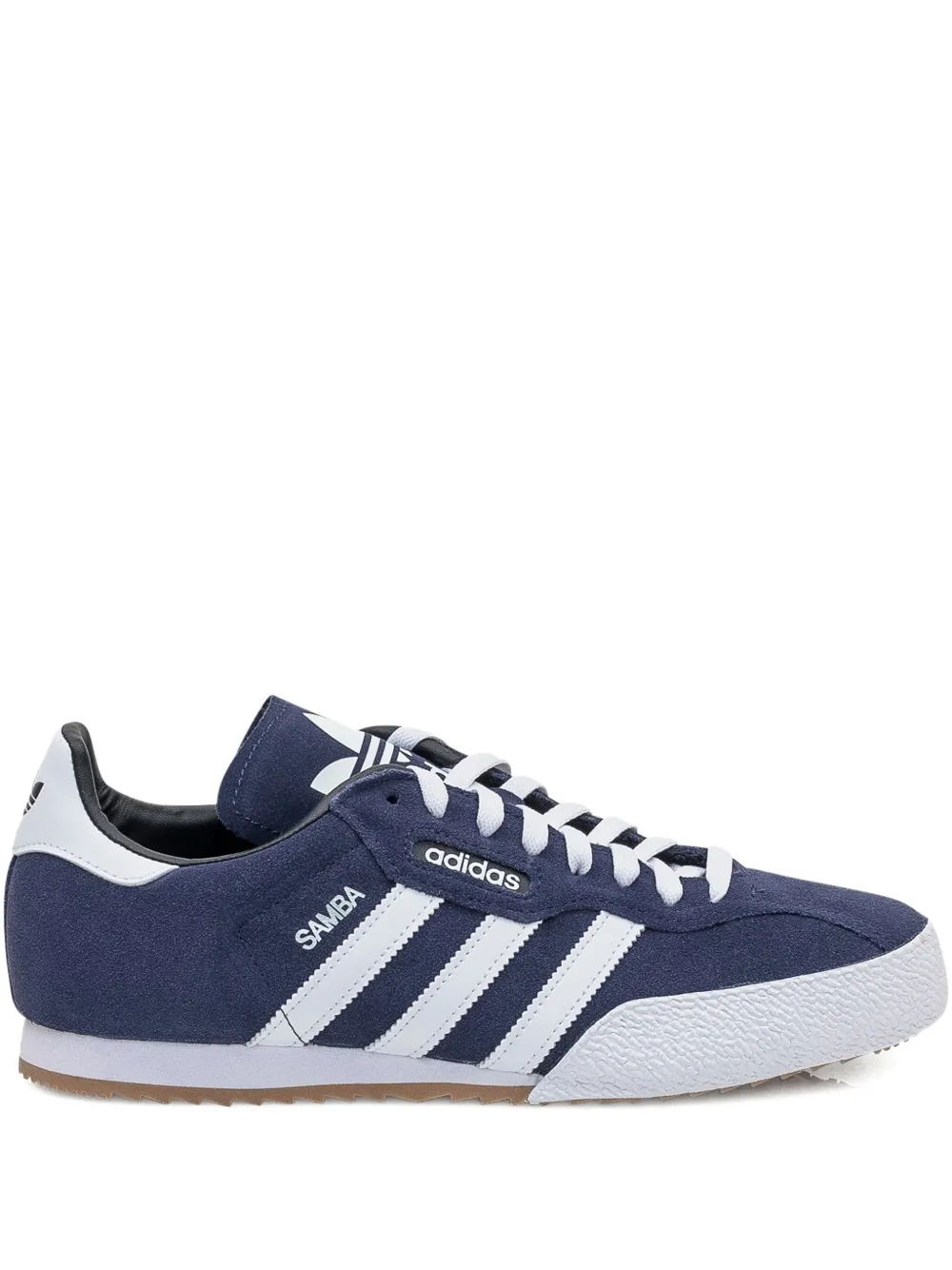 

Кроссовки Samba Super Suede с тремя полосками adidas, синий