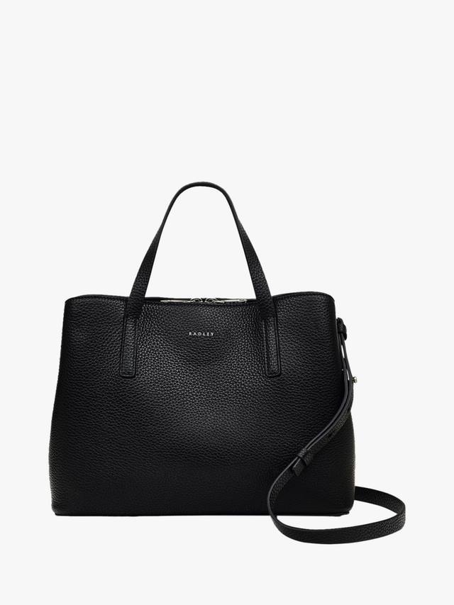 

Кожаная сумка Dukes Place Medium Grab Radley, Black/Silver