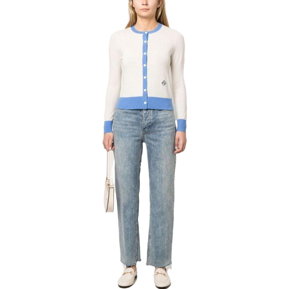 Polo Ralph Lauren Вязаный свитер SS23 женский белый — фото 4