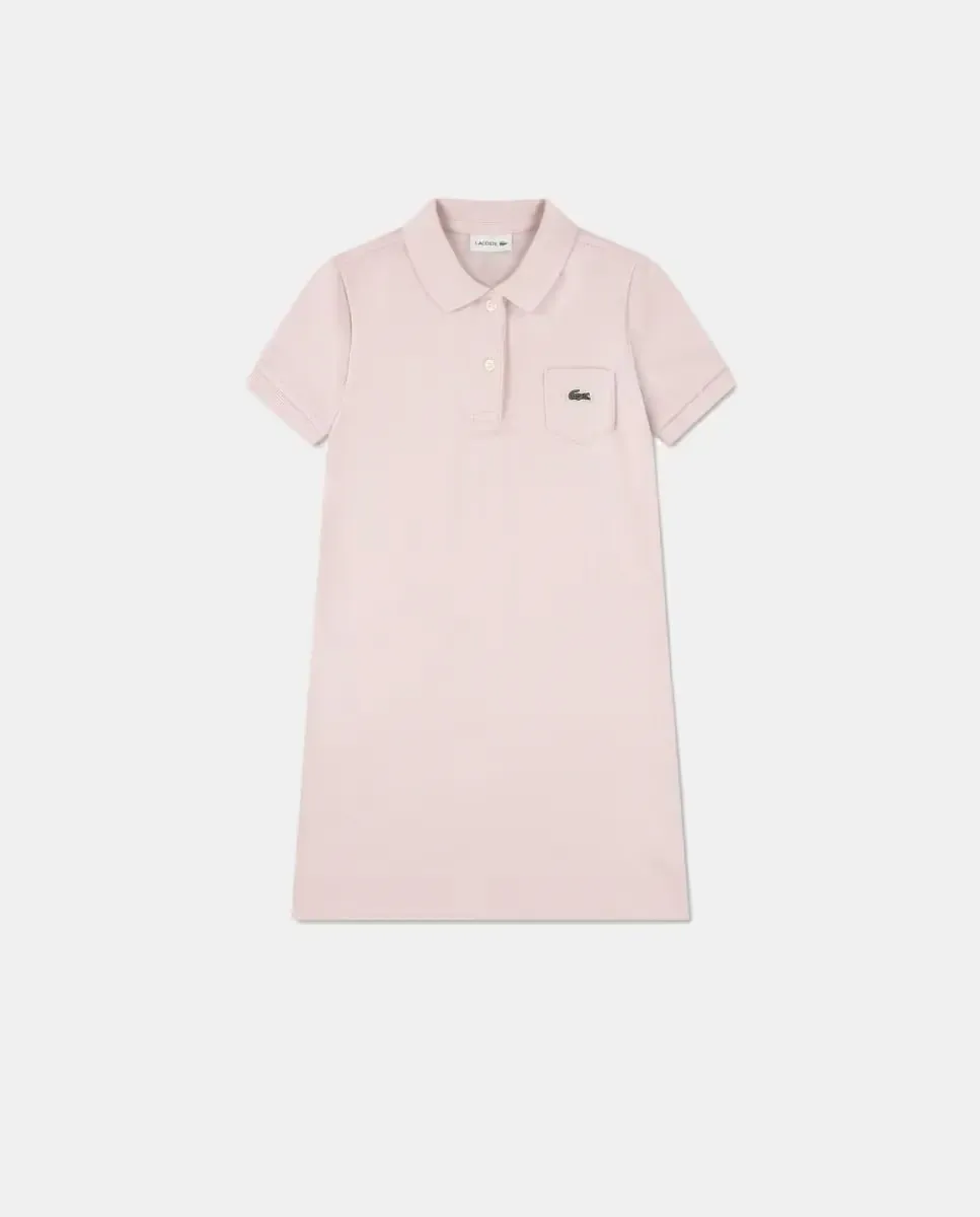 Платье из пике Lacoste, розовый
