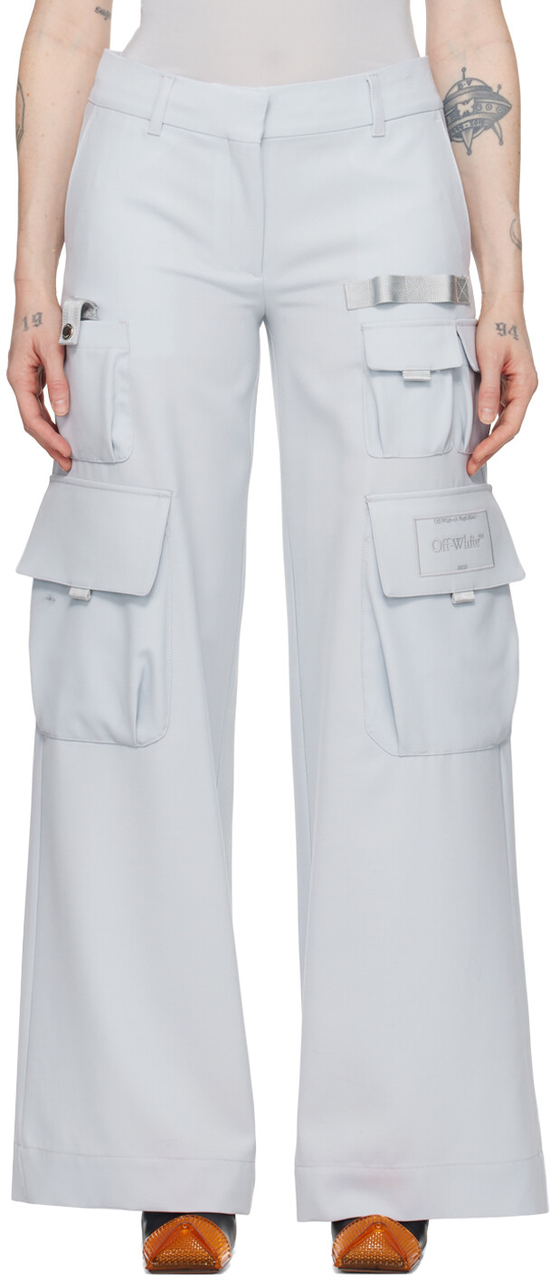 

Серые брюки Toybox Off-White