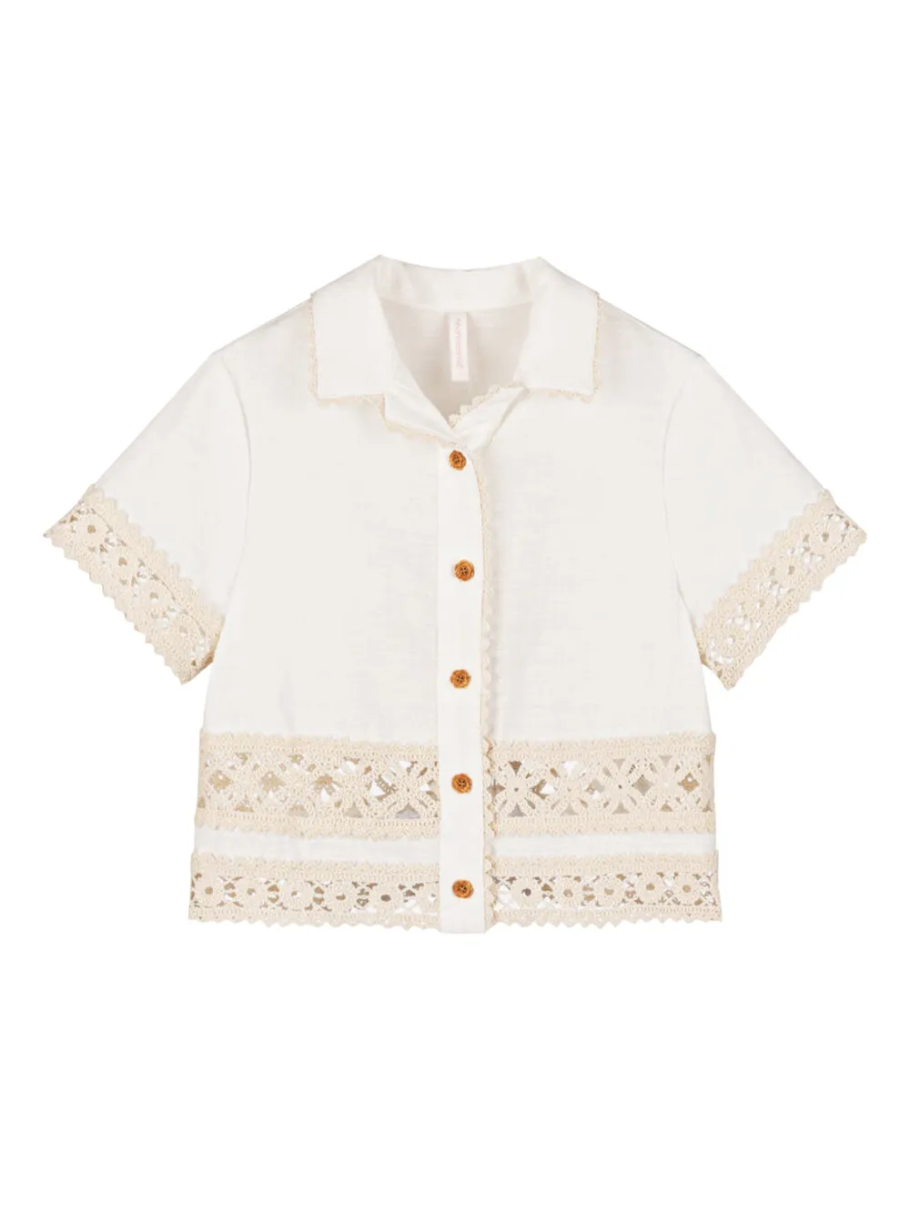 

Рубашка Wylie ZIMMERMANN Kids, белый