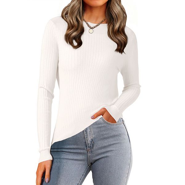 

Женский свитер с лодочкой и длинным рукавом Inspire Chic, Beige