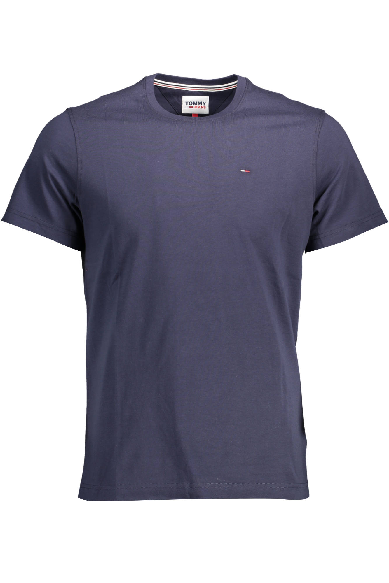 

Футболка мужская Tommy Hilfiger хлопковая с круглым вырезом и логотипом, синий