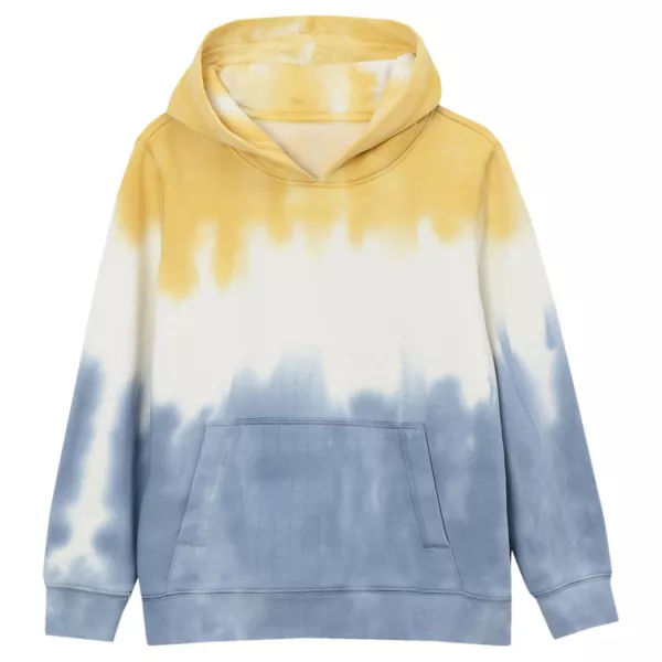 

Флисовая толстовка с капюшоном для мальчиков 10-20 лет Lands' End, цвет copen blue ombre