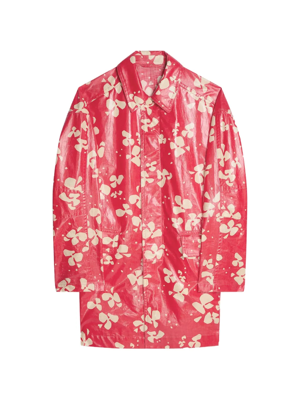 

Пальто с принтом Dries Van Noten, красный
