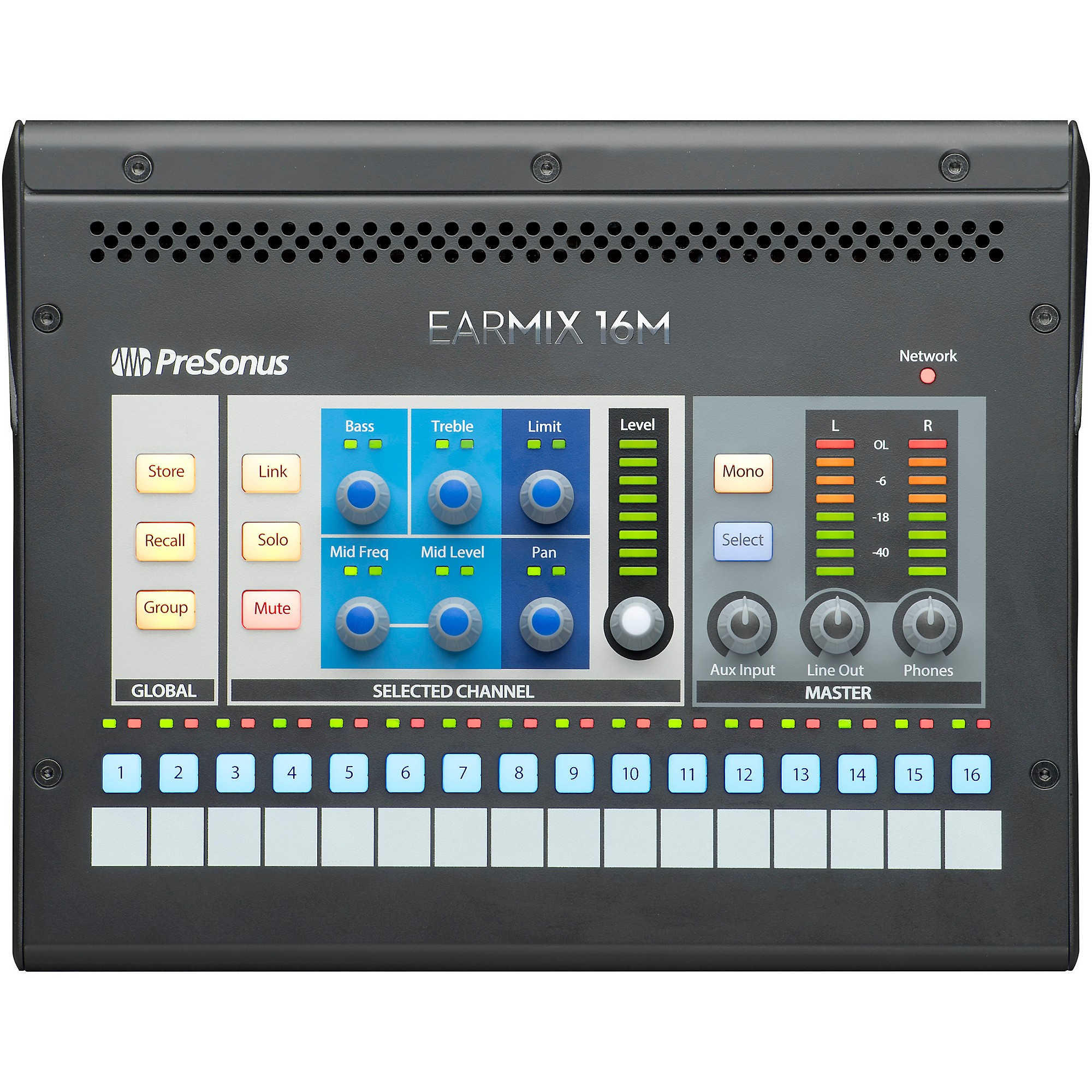 

PreSonus EarMix 16M 16-канальный персональный мониторный микшер