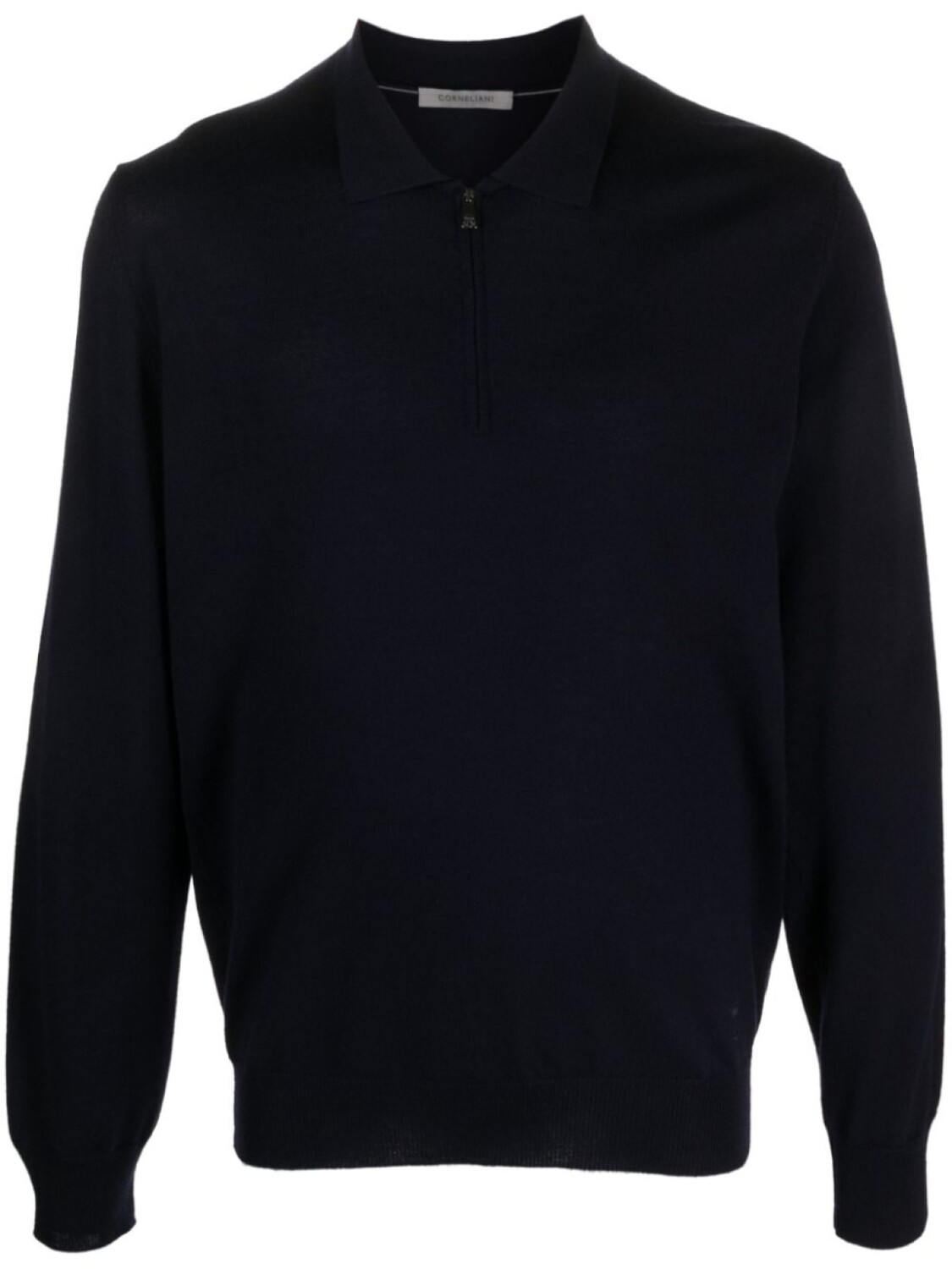 

Corneliani рубашка поло из вирджинской шерсти, синий
