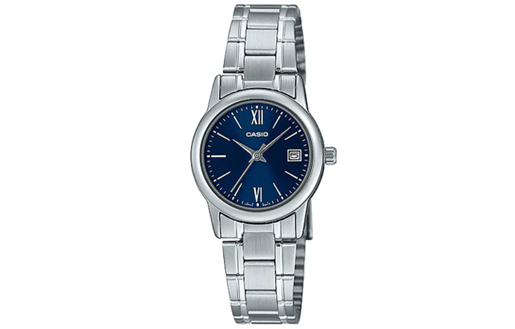 

CASIO Часы Women's Standard Series Blue Watch LTP-V002D-2B3, Blue Dial