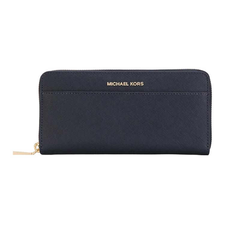 

Коллекция багажа Клатч-кошелёк из кожи коровы Обычный Женский Синий MICHAEL KORS