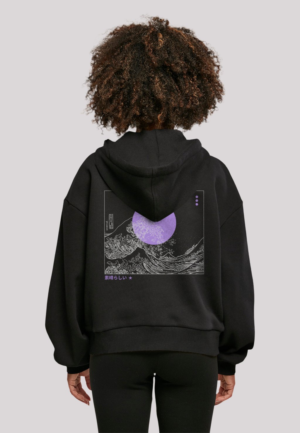 

Толстовка KANAGAWA WELLE - Hoodie F4NT4STIC, черный