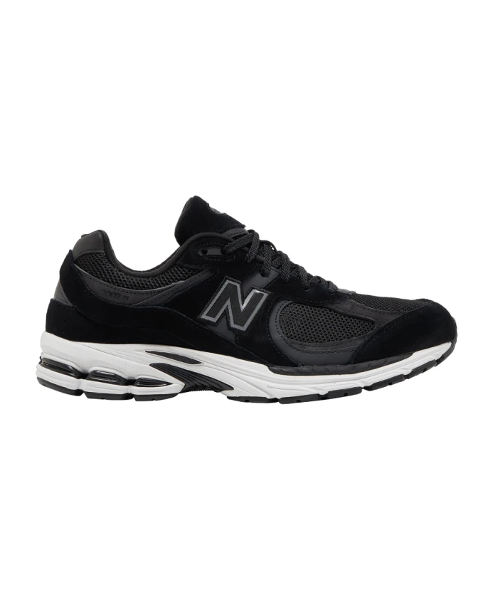

Черные кроссовки 2002r цвета оружейной стали New Balance, черный