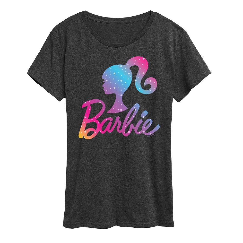 

Женская футболка Barbie с логотипом Winter Stars и рисунком, цвет Heather Charcoal