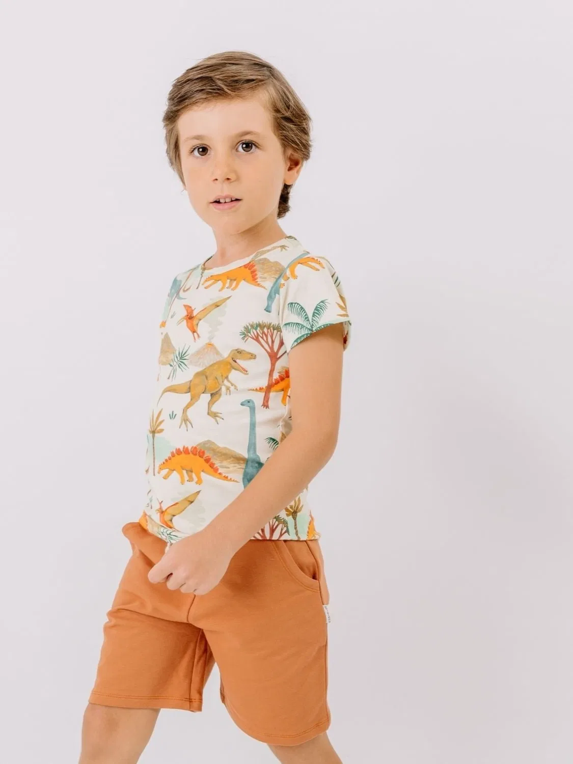 Футболка 'Walkiddy - Dinasaur World T-Shirt' Walkiddy, Mixed Colors — фото 2