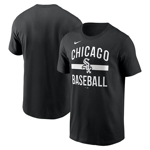 

Мужская черная футболка с арочным принтом Chicago White Sox Nike
